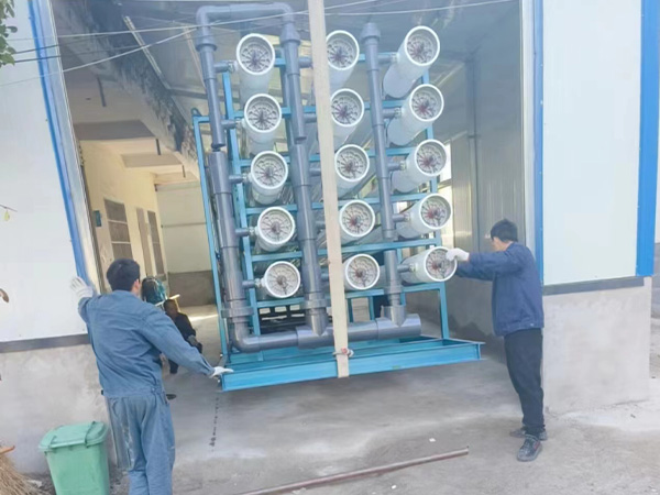 反渗透设备施工现场